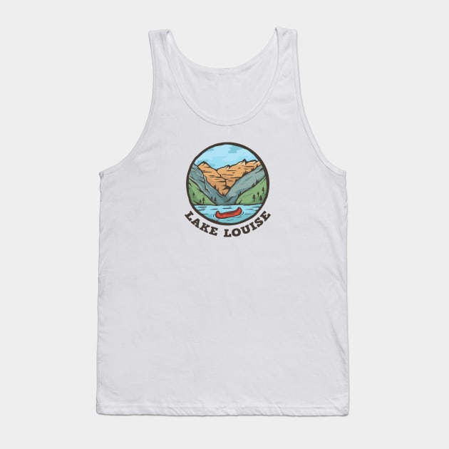 Lake Louise Tank Top by Whimzy Arts